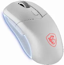 Mouse Optico Msi Versa 300, 6 Botones, 8000 Dpi, Rf Wireless, Bluetooth, Blanco
